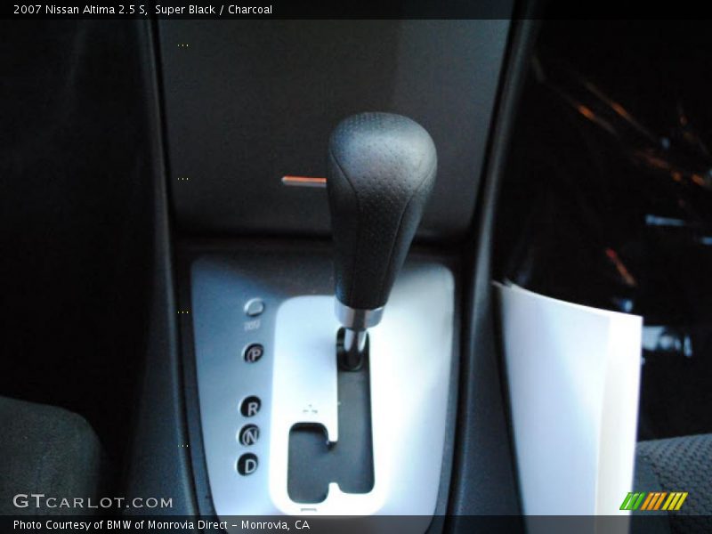 Super Black / Charcoal 2007 Nissan Altima 2.5 S