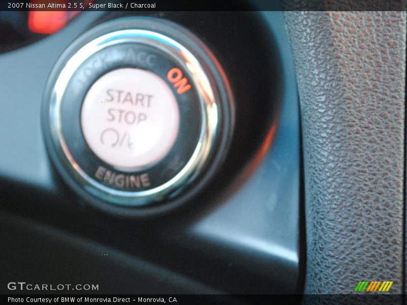 Super Black / Charcoal 2007 Nissan Altima 2.5 S
