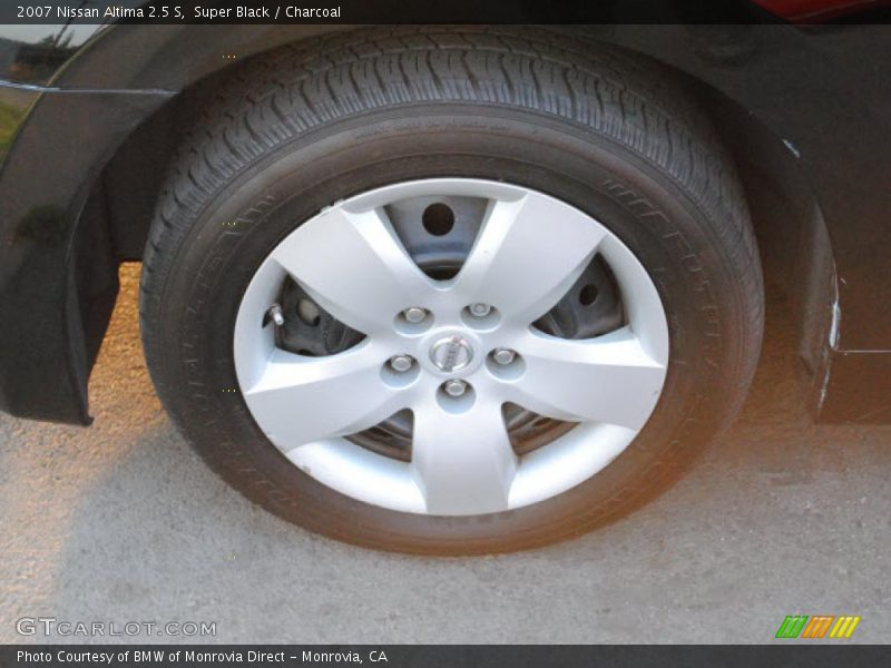 Super Black / Charcoal 2007 Nissan Altima 2.5 S