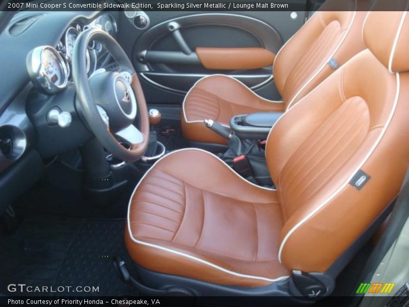  2007 Cooper S Convertible Sidewalk Edition Lounge Malt Brown Interior