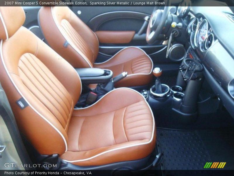  2007 Cooper S Convertible Sidewalk Edition Lounge Malt Brown Interior