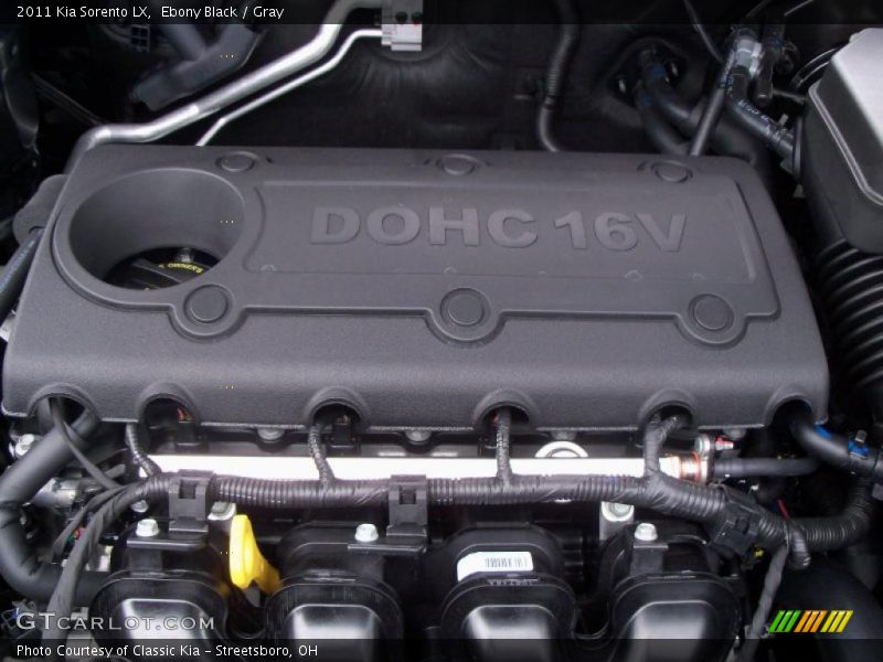 Ebony Black / Gray 2011 Kia Sorento LX