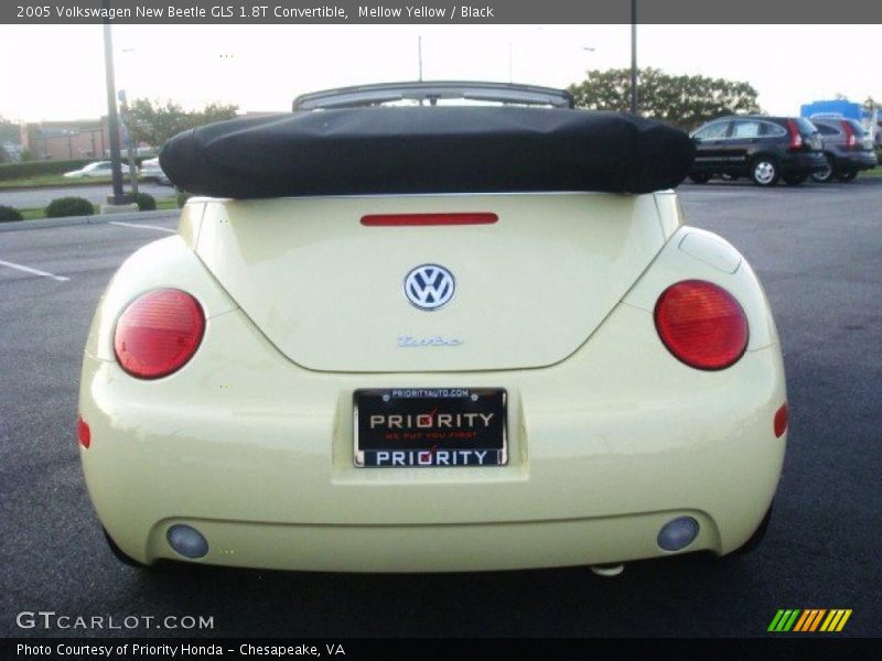 Mellow Yellow / Black 2005 Volkswagen New Beetle GLS 1.8T Convertible