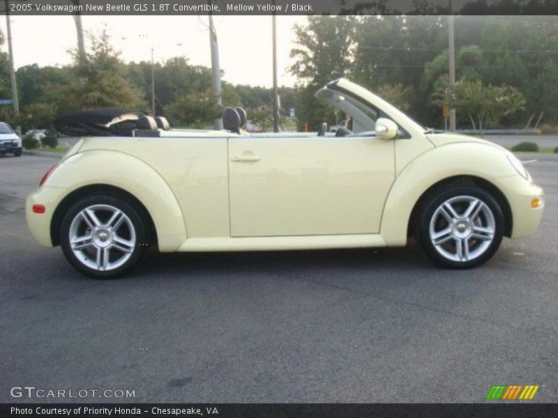 Mellow Yellow / Black 2005 Volkswagen New Beetle GLS 1.8T Convertible