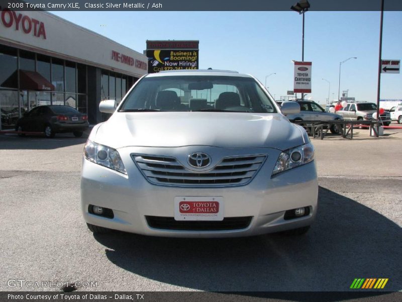 Classic Silver Metallic / Ash 2008 Toyota Camry XLE