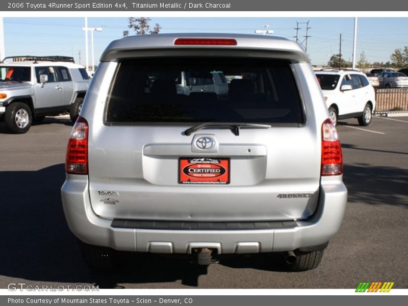 Titanium Metallic / Dark Charcoal 2006 Toyota 4Runner Sport Edition 4x4