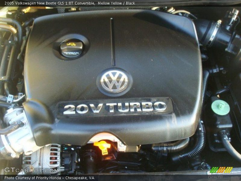 Mellow Yellow / Black 2005 Volkswagen New Beetle GLS 1.8T Convertible