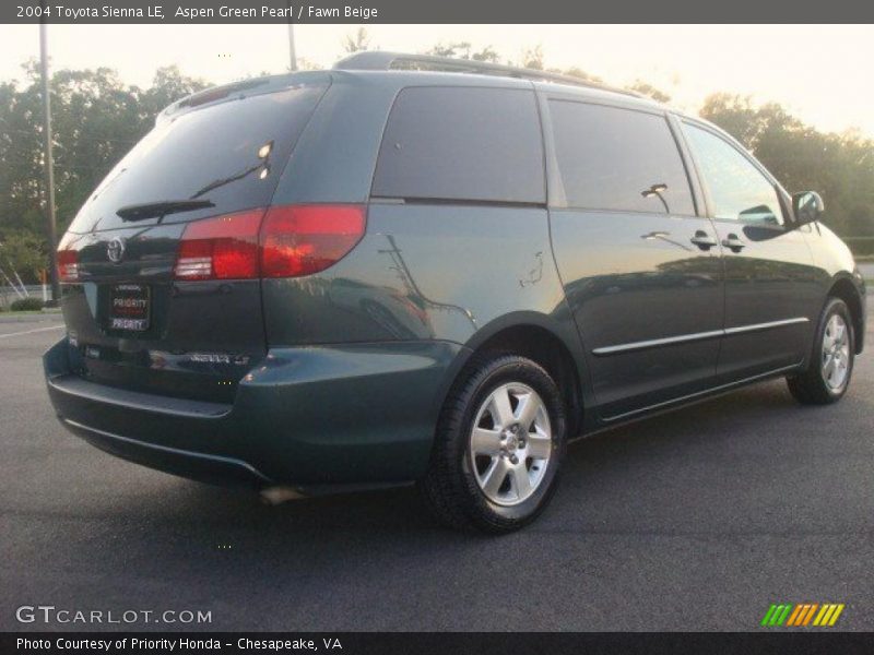 Aspen Green Pearl / Fawn Beige 2004 Toyota Sienna LE