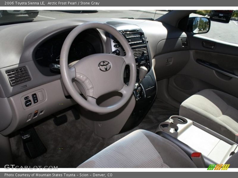 Arctic Frost Pearl / Stone Gray 2006 Toyota Sienna LE
