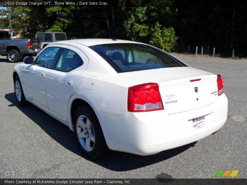 Stone White / Dark Slate Gray 2010 Dodge Charger SXT