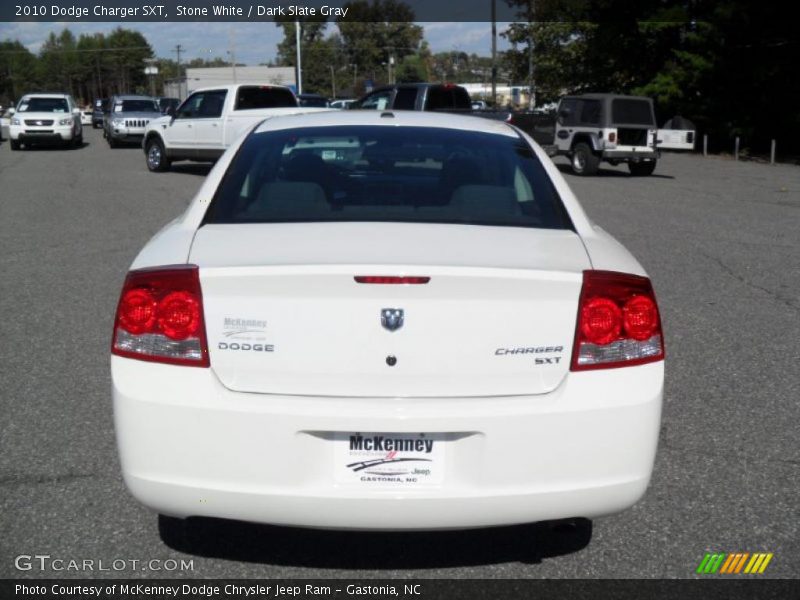 Stone White / Dark Slate Gray 2010 Dodge Charger SXT
