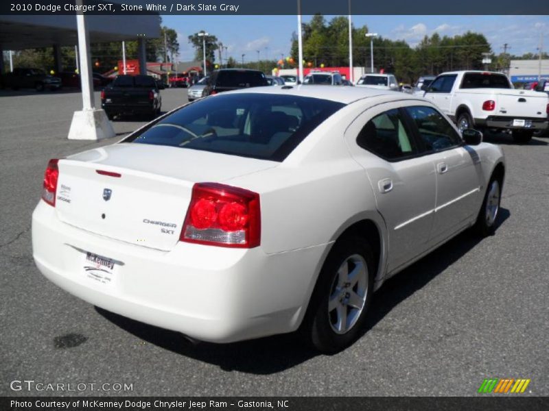 Stone White / Dark Slate Gray 2010 Dodge Charger SXT