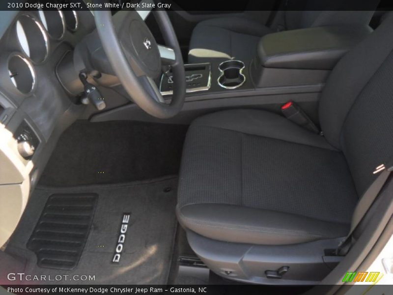 Stone White / Dark Slate Gray 2010 Dodge Charger SXT