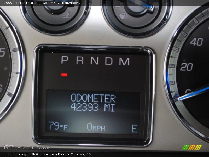 Gold Mist / Ebony/Ebony 2009 Cadillac Escalade
