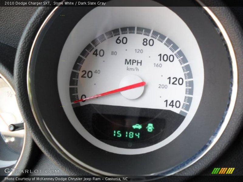 Stone White / Dark Slate Gray 2010 Dodge Charger SXT