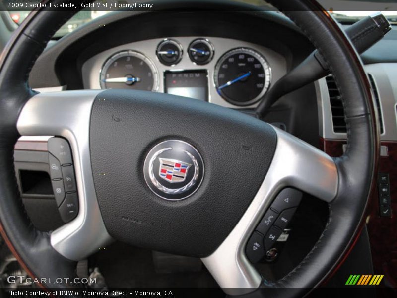 Gold Mist / Ebony/Ebony 2009 Cadillac Escalade