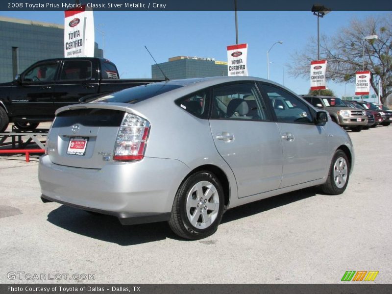Classic Silver Metallic / Gray 2008 Toyota Prius Hybrid