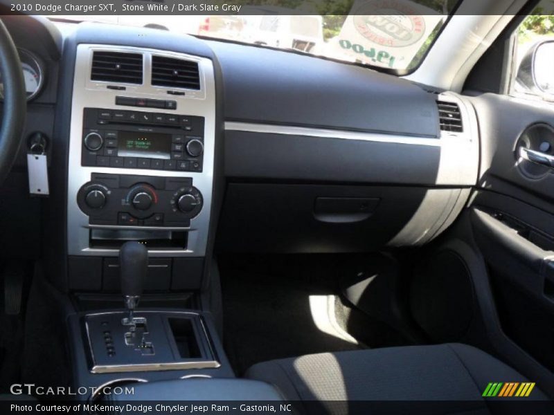 Stone White / Dark Slate Gray 2010 Dodge Charger SXT