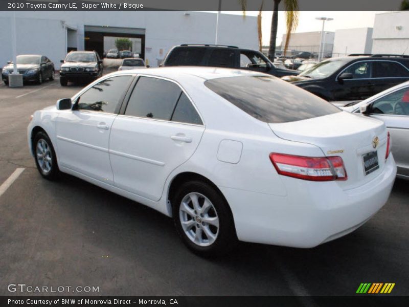 Super White / Bisque 2010 Toyota Camry LE