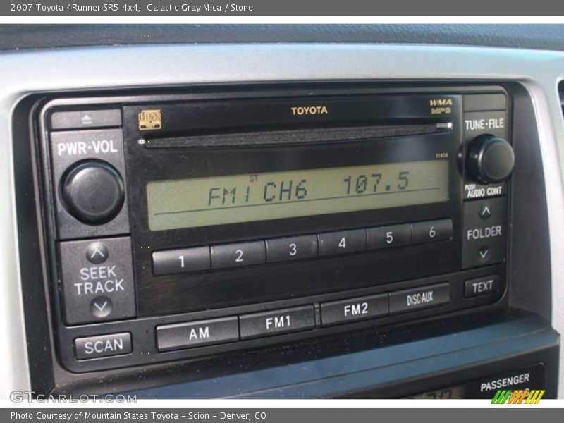 Galactic Gray Mica / Stone 2007 Toyota 4Runner SR5 4x4