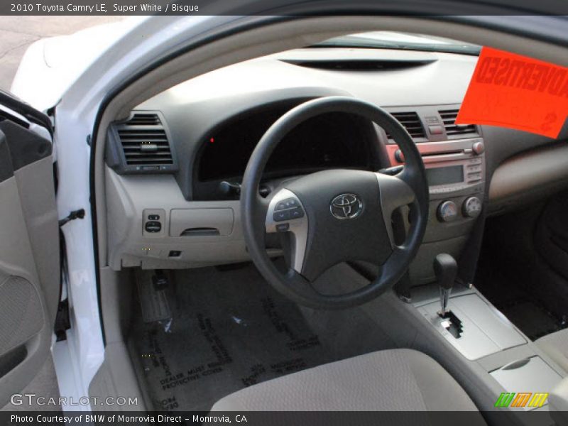 Super White / Bisque 2010 Toyota Camry LE