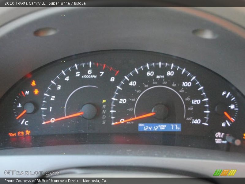 Super White / Bisque 2010 Toyota Camry LE