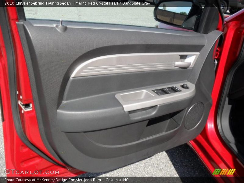 Inferno Red Crystal Pearl / Dark Slate Gray 2010 Chrysler Sebring Touring Sedan