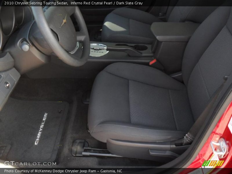 Inferno Red Crystal Pearl / Dark Slate Gray 2010 Chrysler Sebring Touring Sedan