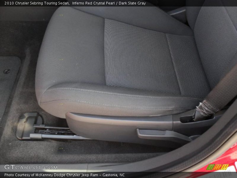 Inferno Red Crystal Pearl / Dark Slate Gray 2010 Chrysler Sebring Touring Sedan