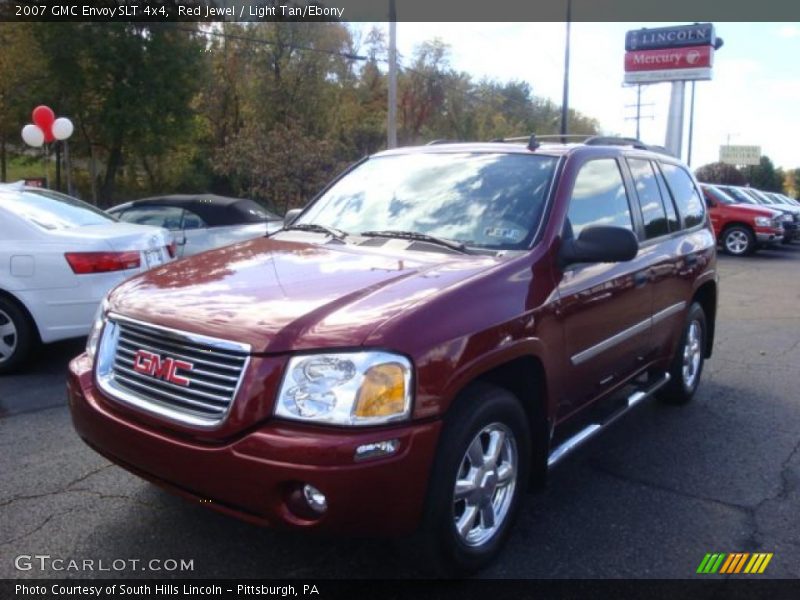 Red Jewel / Light Tan/Ebony 2007 GMC Envoy SLT 4x4