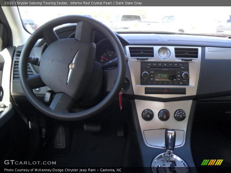 Inferno Red Crystal Pearl / Dark Slate Gray 2010 Chrysler Sebring Touring Sedan