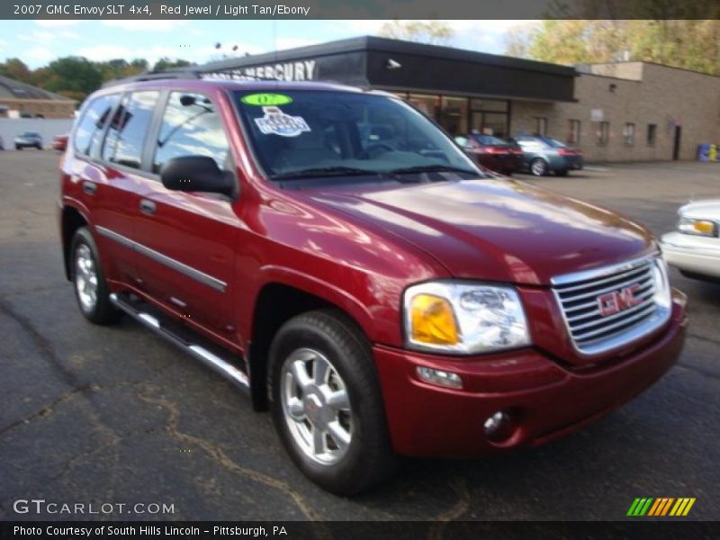 Red Jewel / Light Tan/Ebony 2007 GMC Envoy SLT 4x4