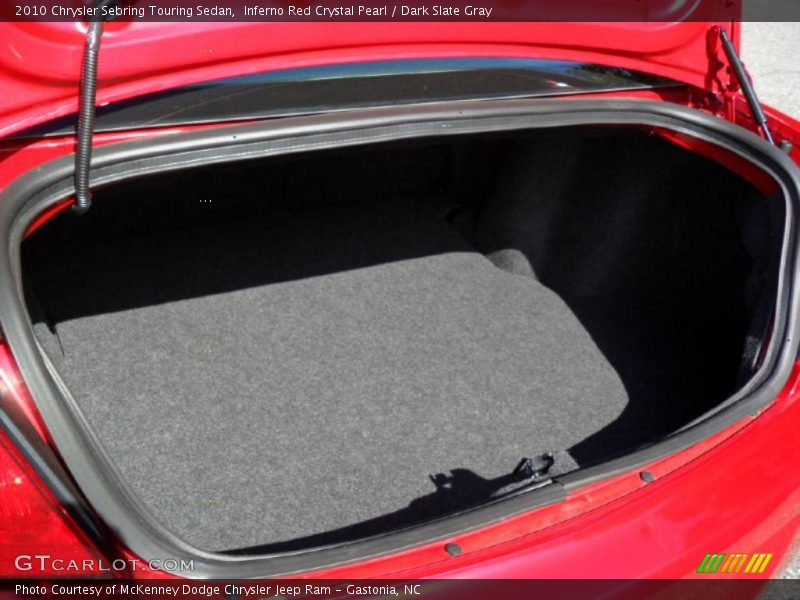 Inferno Red Crystal Pearl / Dark Slate Gray 2010 Chrysler Sebring Touring Sedan