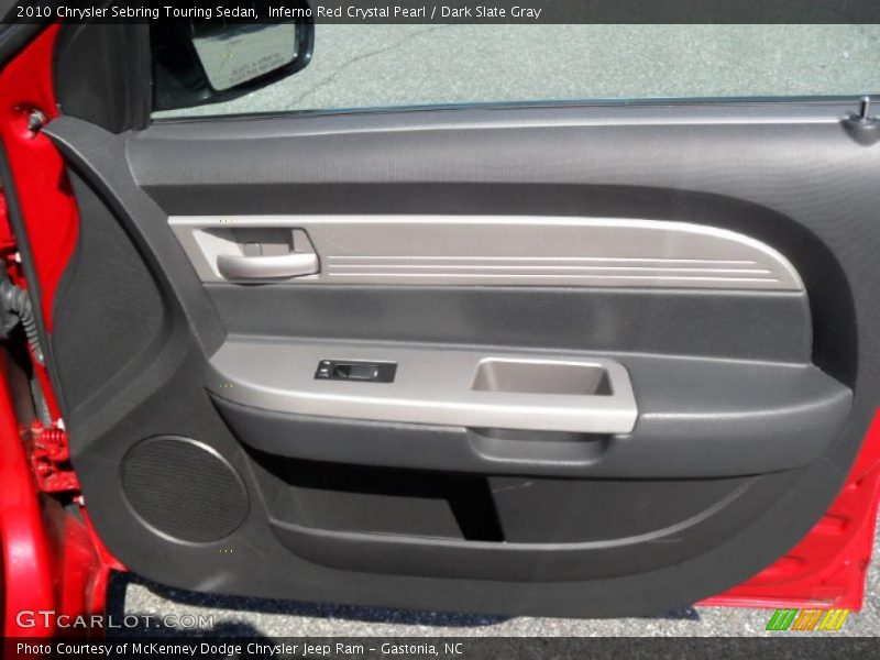 Inferno Red Crystal Pearl / Dark Slate Gray 2010 Chrysler Sebring Touring Sedan