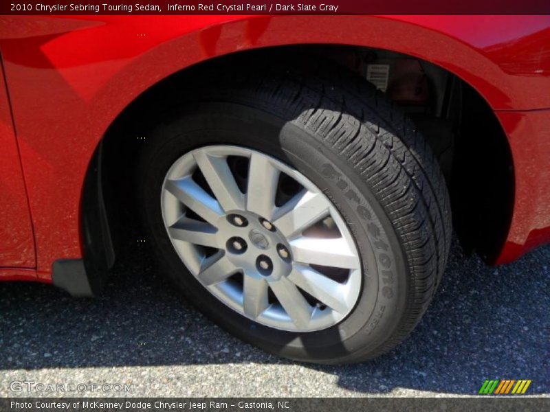 Inferno Red Crystal Pearl / Dark Slate Gray 2010 Chrysler Sebring Touring Sedan
