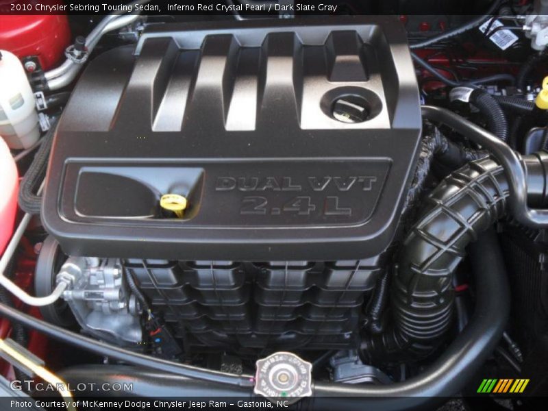 Inferno Red Crystal Pearl / Dark Slate Gray 2010 Chrysler Sebring Touring Sedan