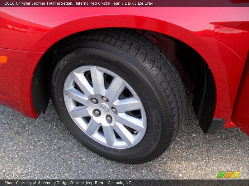 Inferno Red Crystal Pearl / Dark Slate Gray 2010 Chrysler Sebring Touring Sedan