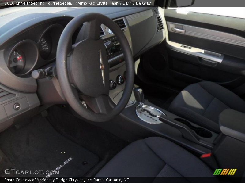 Inferno Red Crystal Pearl / Dark Slate Gray 2010 Chrysler Sebring Touring Sedan