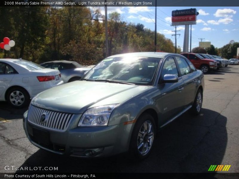 Light Tundra Metallic / Medium Light Stone 2008 Mercury Sable Premier AWD Sedan