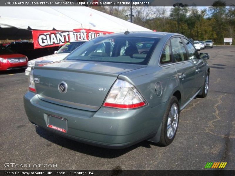 Light Tundra Metallic / Medium Light Stone 2008 Mercury Sable Premier AWD Sedan