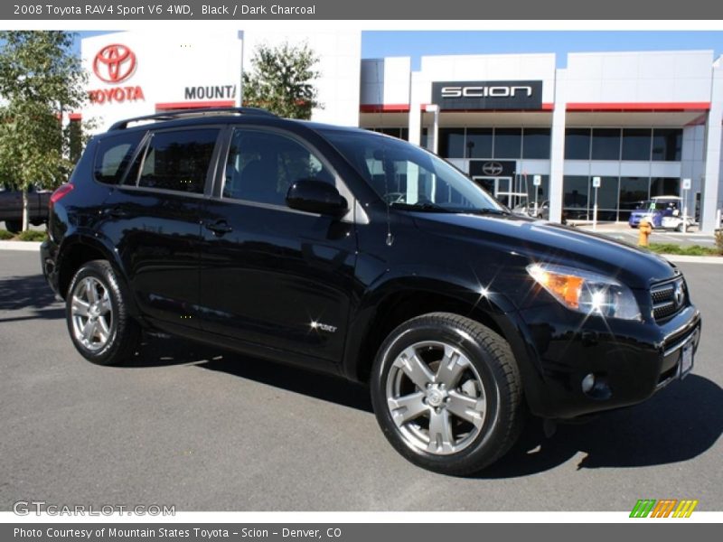Black / Dark Charcoal 2008 Toyota RAV4 Sport V6 4WD
