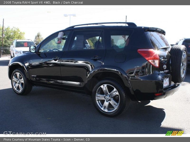 Black / Dark Charcoal 2008 Toyota RAV4 Sport V6 4WD