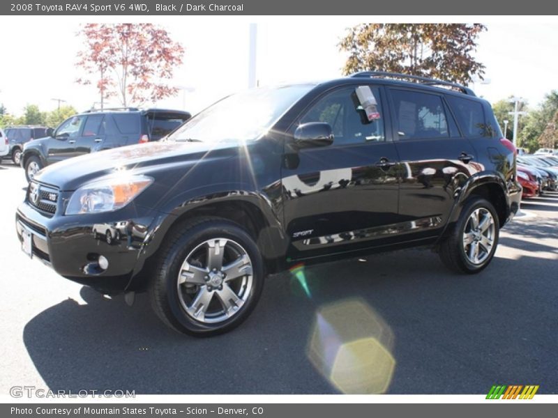 Black / Dark Charcoal 2008 Toyota RAV4 Sport V6 4WD