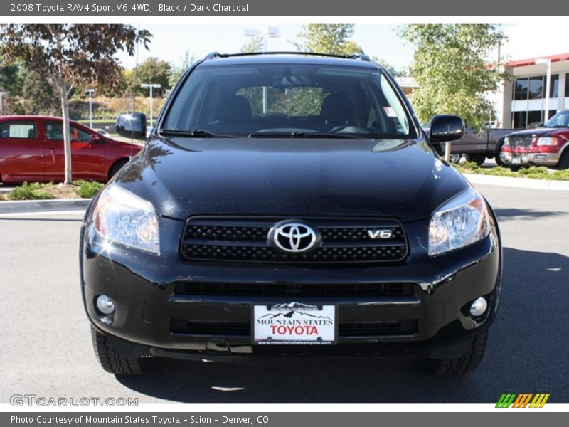 Black / Dark Charcoal 2008 Toyota RAV4 Sport V6 4WD