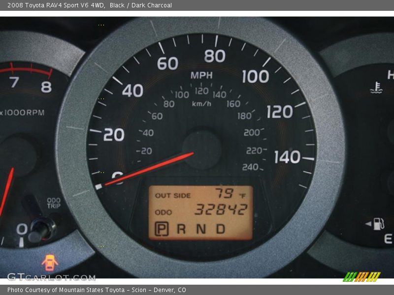 Black / Dark Charcoal 2008 Toyota RAV4 Sport V6 4WD