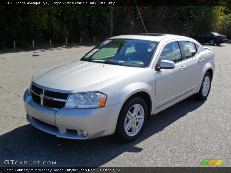 Bright Silver Metallic / Dark Slate Gray 2010 Dodge Avenger R/T