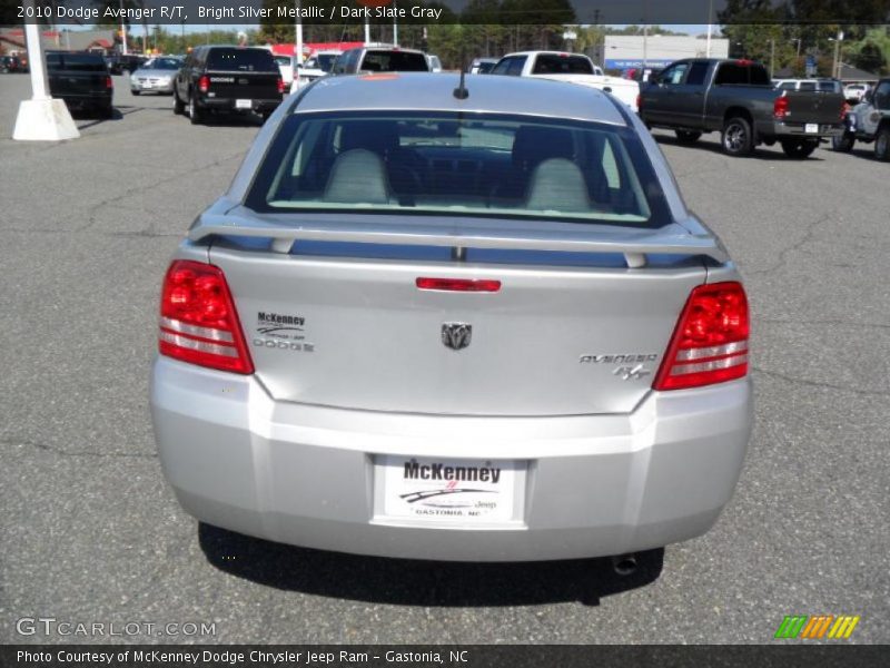 Bright Silver Metallic / Dark Slate Gray 2010 Dodge Avenger R/T