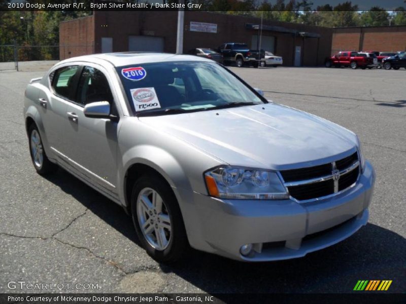 Bright Silver Metallic / Dark Slate Gray 2010 Dodge Avenger R/T