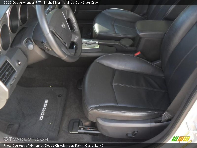 Bright Silver Metallic / Dark Slate Gray 2010 Dodge Avenger R/T