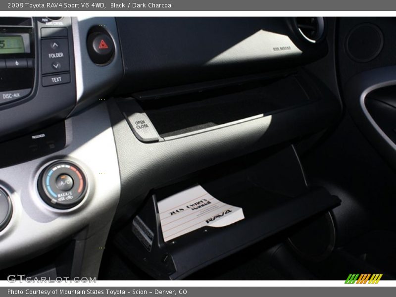 Black / Dark Charcoal 2008 Toyota RAV4 Sport V6 4WD